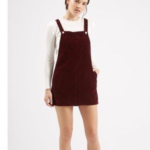 Maroon/Burgundy Overall-Like Forever21 Dress, S